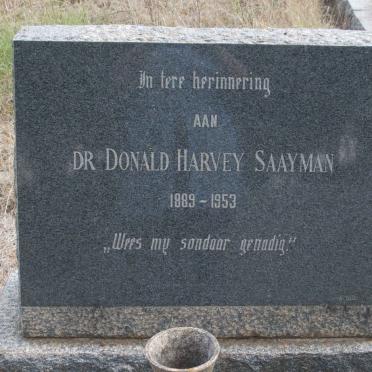 SAAYMAN Donald Harvey 1889-1953