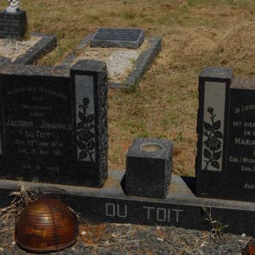 TOIT Jacobus Johannes, du 1874-1961 &amp; Maria Wilhelmina WICKS 1874-1945