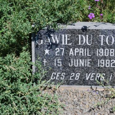TOIT Gawie, du 1908-1982