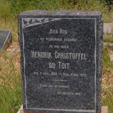 TOIT Hendrik Christoffel, du 1866-1942