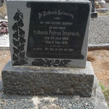 TREURNICH Anthonie Petrus 1868-1945