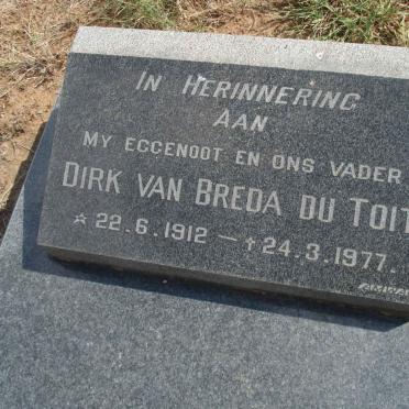 TOIT Dirk Van Breda, du 1912-1977