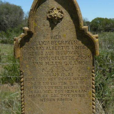 LINDE Nicolaas Albertus 1869-1889