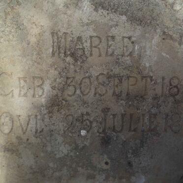 MAREE ? 1888-1889