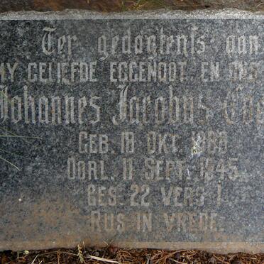 COETZEE Johannes Jacobus 1888-1945