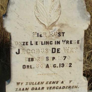 WET Jacobus, de 1879-1922