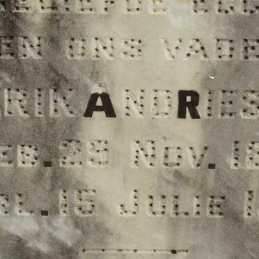 WYK Hendrik Andries, van 1862-1937