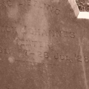 VENTER Simon Johannes 1927-1928