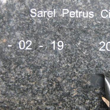 CILLIERS Sarel Petrus 1941-2011