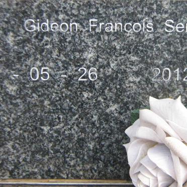 SENEKAL Gideon Francois 1921-2012