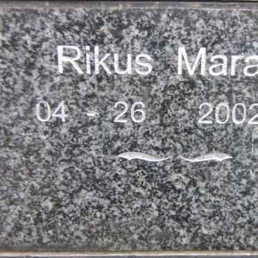 MARAIS Rikus 1944-2002