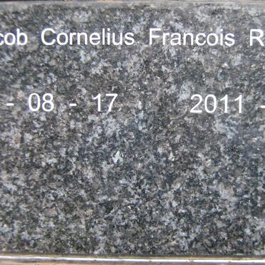 ROSSOUW Jacob Cornelius Francois 1947-2011