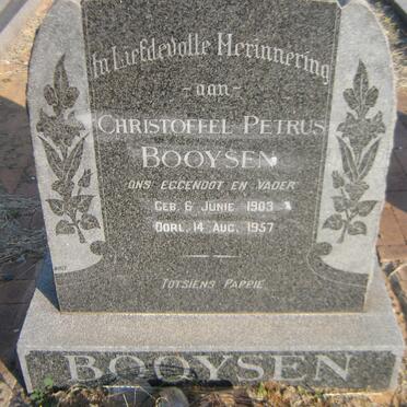 BOOYSEN Christoffel Petrus 1903-1957