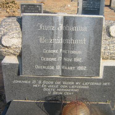 BEZUIDENHOUT Inez Johanna nee PRETORIUS 1912-1962