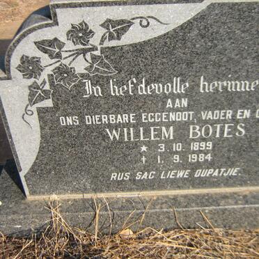 BOTES Willem 1899-1984
