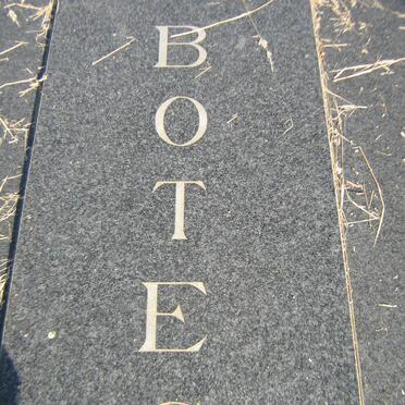 BOTES Giel 1911-1993 &amp; Maria COLYN 1913-1998