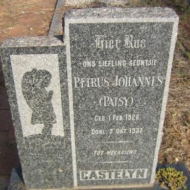 CASTELYN Petrus Johannes 1926-1937