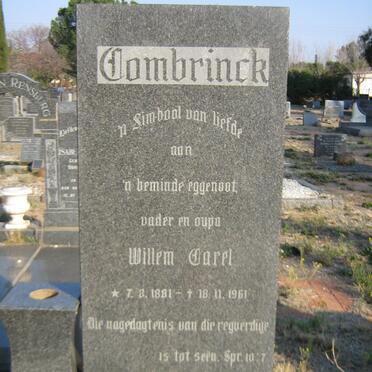 COMBRINCK Willem Carel 1881-1961