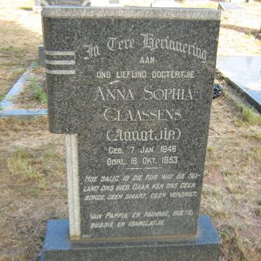 CLAASSENS Anna Sophia 1946-1953