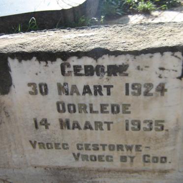 DEETLEFS Johan P.C. 1924-1935