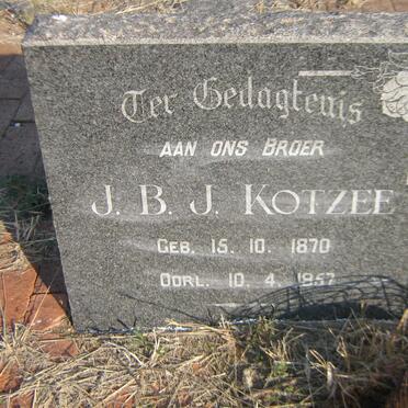 KOTZEE J.B.J. 1870-1957