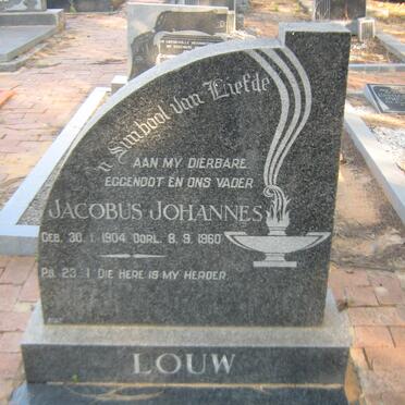 LOUW Jacobus Johannes 1904-1960