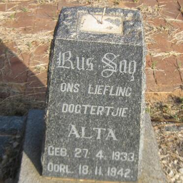 LOUW Alta 1933-1942