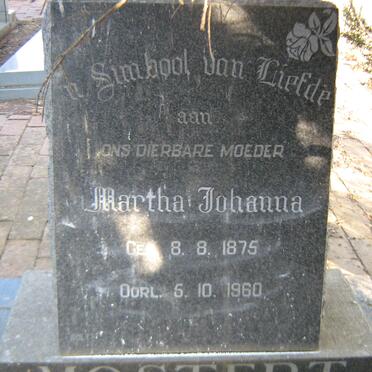 MOSTERT Martha Johanna 1875-1960