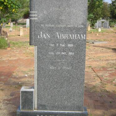 MAREE Jan Abraham 1888-1953