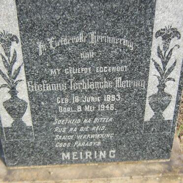 MEIRING Stefanus Terblanche 1883-1946