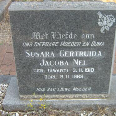 NEL Susara Gertruida Jacoba nee SWART 1910-1969