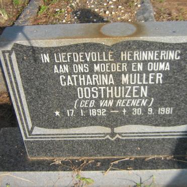 OOSTHUIZEN Catharina Muller nee VAN REENEN 1892-1981