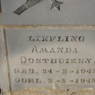 OOSTHUIZEN Amanda 1942-1942