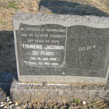 PLOOY Lourens Jacobus, du 1885-1958