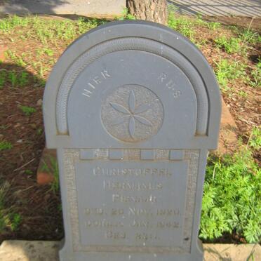 PIENAAR Christoffel Hermanus 1920-1942