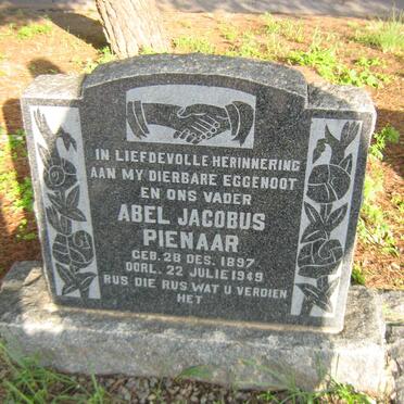 PIENAAR Abel Jacobus 1897-1949