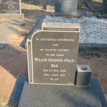 RAS Willem Hendrik 1888-1957