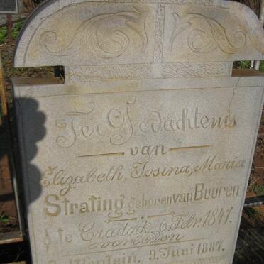 STRATING Elizabeth Josina Maria nee VAN BUUREN 1841-1887