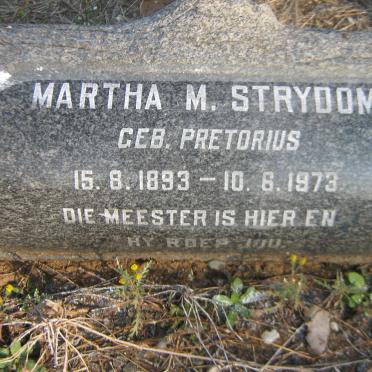 STRYDOM Martha M. nee PRETORIUS 1893-1973