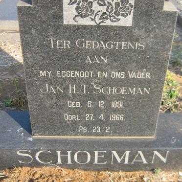 SCHOEMAN Jan H.T. 1891-1966