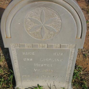 VILJOEN Hester 1910-1932