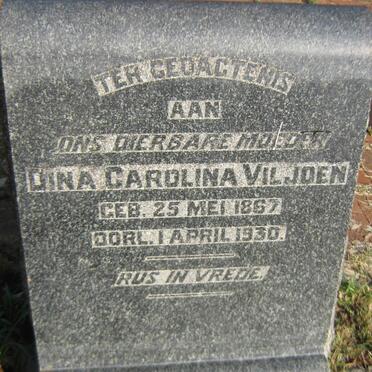VILJOEN Dina Carolina 1867-1930