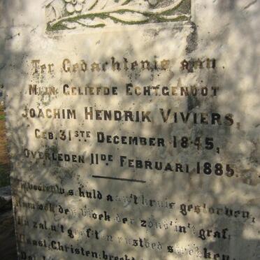 VIVIERS Joachim Hendrik 1845-1885