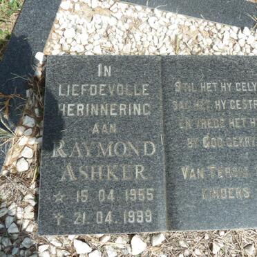 ASHKER Raymond 1955-1999