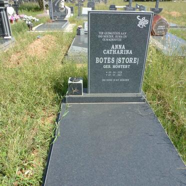 BOTES Anna Catharina nee MOSTERT 1928-2012