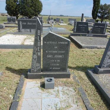 BLOEM Daniel Johannes 1916-1980
