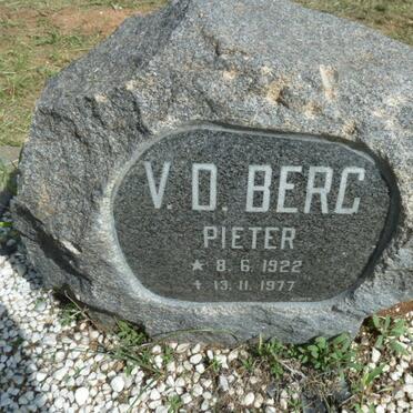 BERG Pieter, v.d. 1922-1977