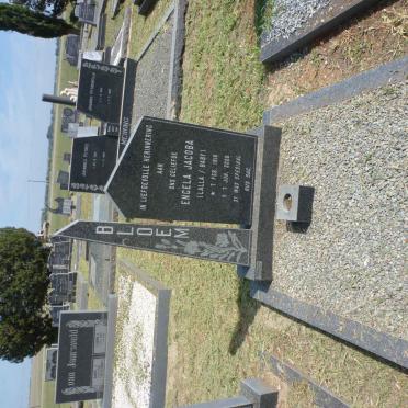 BLOEM Engela Jacoba 1918-2006
