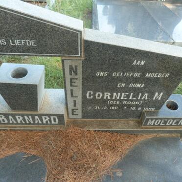 BARNARD Jacobus 1899-1983 &amp; Cornelia M. ROOS 1911-1998