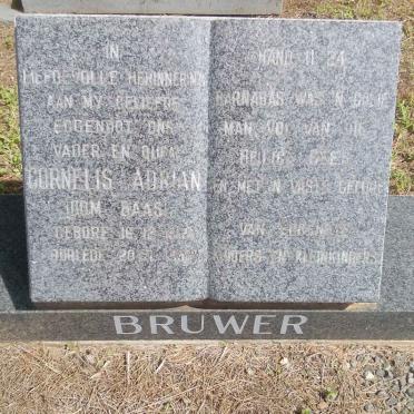 BRUWER Cornelis Adrian 1912-19?? &amp; Phoebe 1918-2005